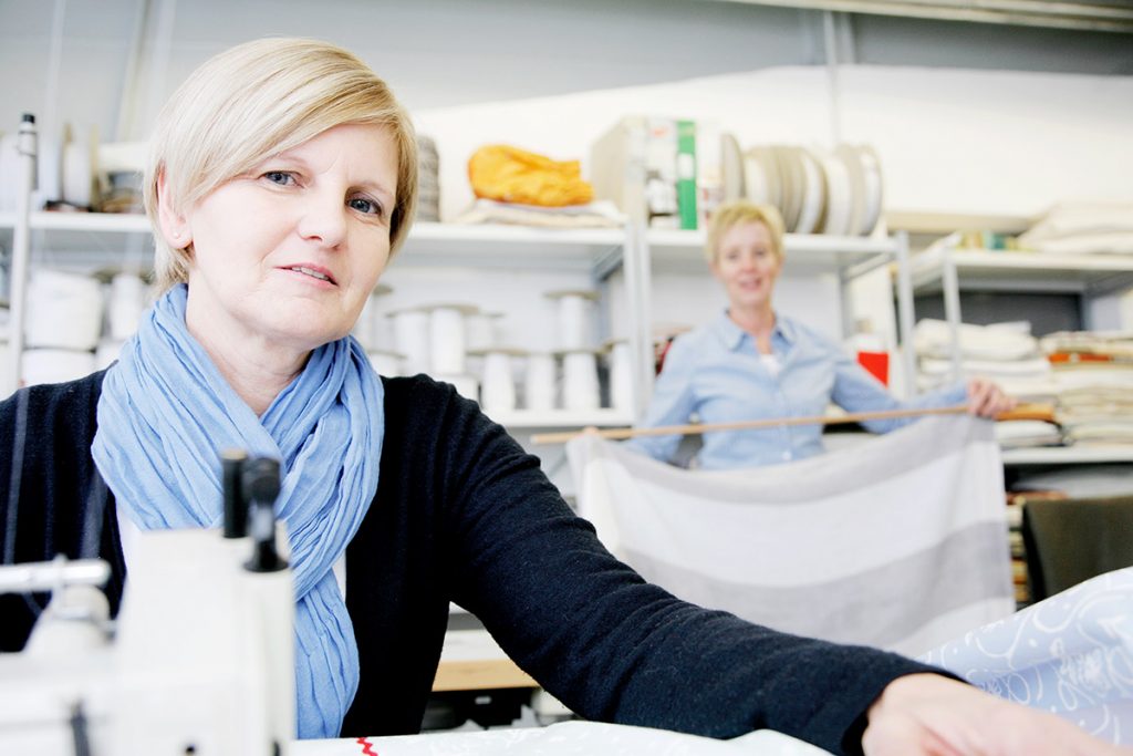 Näherei und Polsterei