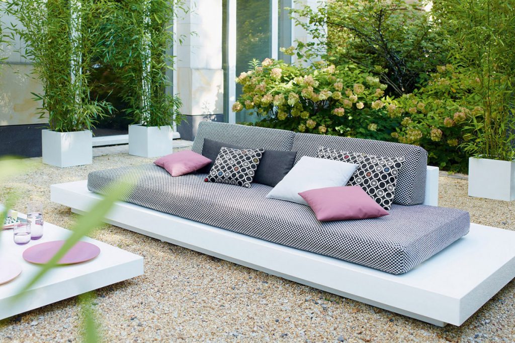 Chic und strapazierfähig – Unseren neuen Outdoor-Stoffe.