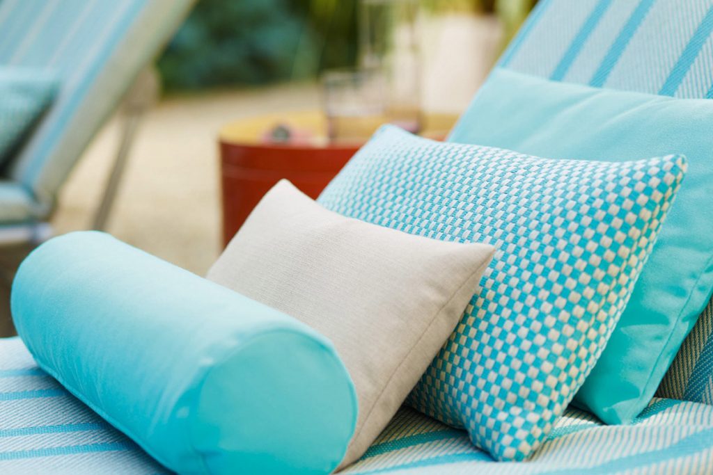 Chic und strapazierfähig – Unseren neuen Outdoor-Stoffe.