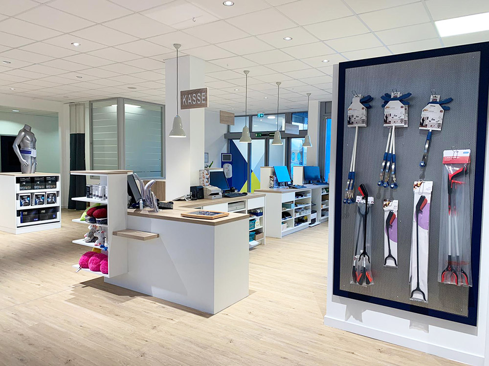 Designbelag für Sanitätshaus