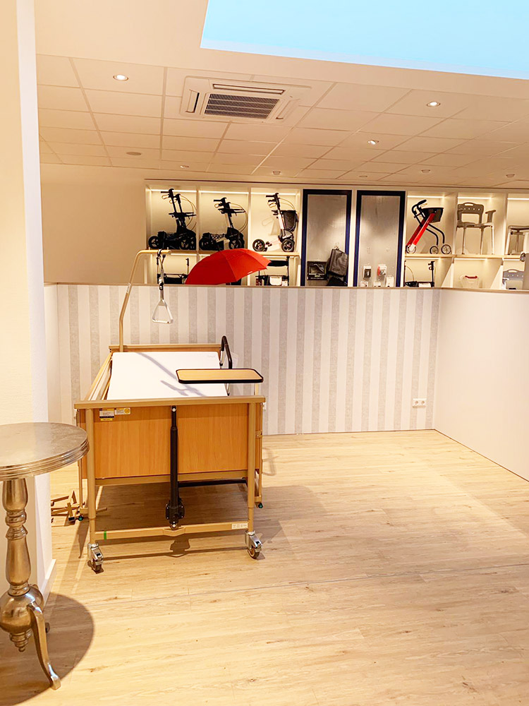 Designbelag für Sanitätshaus