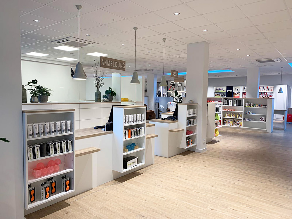 Designbelag für Sanitätshaus