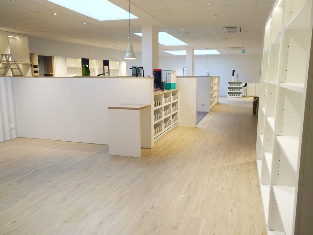 Designbelag für Sanitätshaus